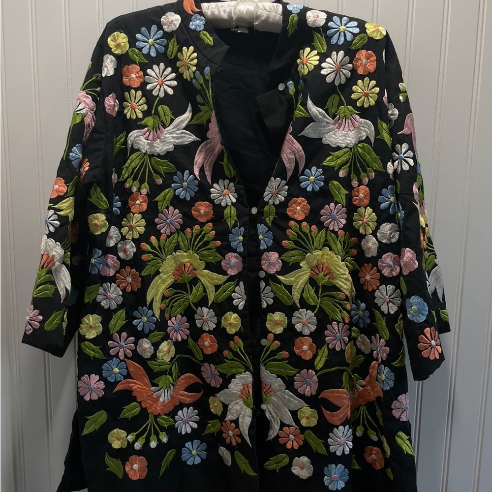 Vintage 1960s Francisca of Philippines Embroidered Jacket